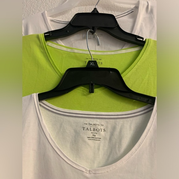 3 Talbots v-neck Tops / Shells, Size Medium petite - Picture 4 of 4